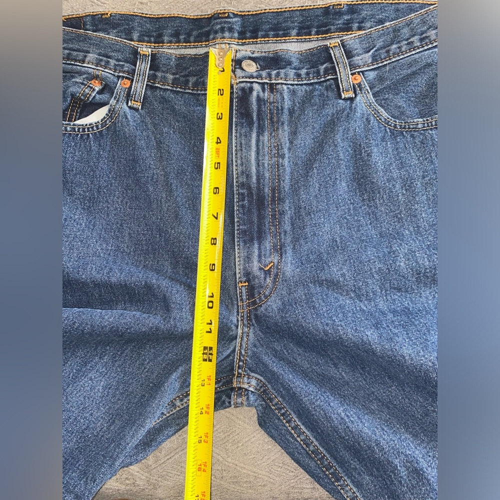 Levi's 550 | Men's Straight Blue Jeans size W42 L 30 - Picture 7 of 9